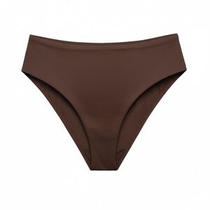 Skims Swim Mid Waist Bikini Bottom Panty Cocoa Brown Medium NWT